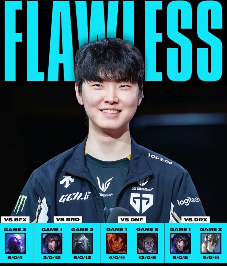 包含GEN力克100T，Gumayusi关键团战开团秒人强强对话全球总决赛，成为赛场最大亮点的词条